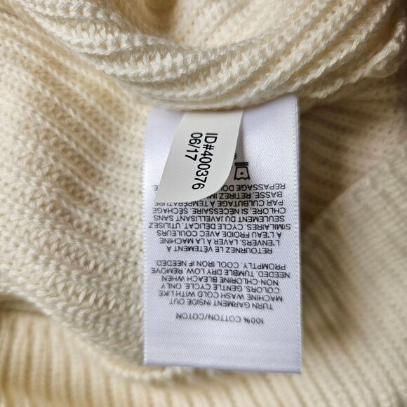 Express Ruffle Sleeve Knit Sweater Women's Small Boatneck Tiered Cuffs Chic NWT - Picture 8 of 8